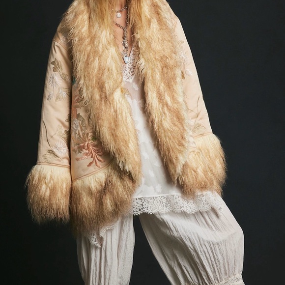 Free People - Moon Petals Coat - NWT - Size Large - Picture 2 of 4